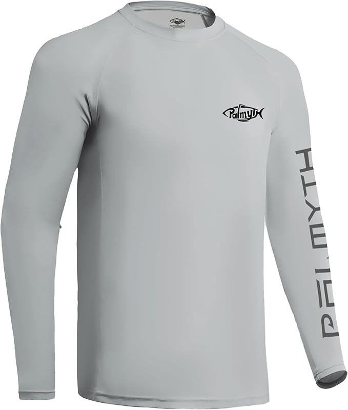 Palmyth Fishing Shirts for Men Long Sleeve UPF 50+ T Shirt Sun Protection Tee
