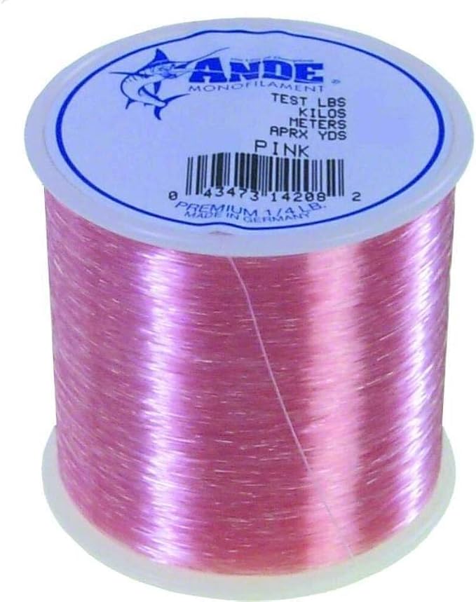 Ande A14-25GE Premium Monofilament, 1/4-Pound Spool, 25-Pound Test, Green Finish