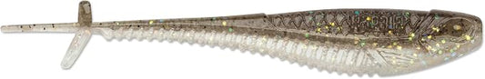 CrushCity Mooch Minnow Soft Plastic Minnow Bait, Natural Profile for Drop Shot, Jig Head & Multi-Species Fishing