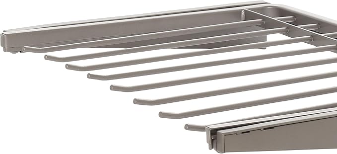 Closet Culture by Knape & Vogt 1.19 in. H x 23.44 in. W x 17.00 in. D Champagne Nickel Pants Rack Kit for Closet System