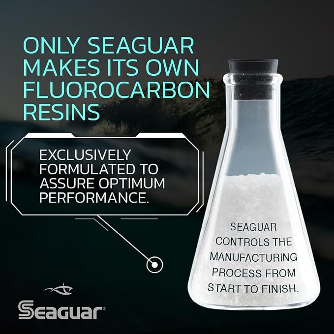 Seaguar Tatsu Fishing Line for Casting, & Live Bait, 100% Fluorocarbon, Clear, Multiple Sizes