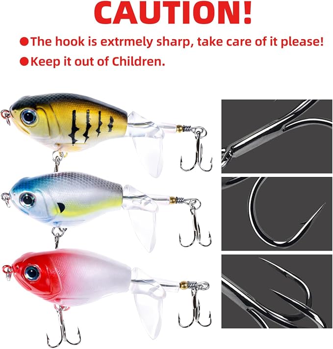Bass Fishing Lures, Jointed Swimbait Glide Bait for Bass, Trout & Pike – Lifelike Fishing Lure with 3D Eyes, Built-in Rattle Chamber, Triple Hook – Realistic Fishing Lures for Freshwater & Saltwater