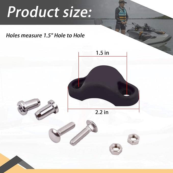 XTPTFABS Black Reel Seat Clamp/Rod Clamp Kit Compatible With most Reels up to 4/0 Size(TLD15, TLD20, TLD25, TLD30II (TWO SPEED)-W/Bolt&Nuts