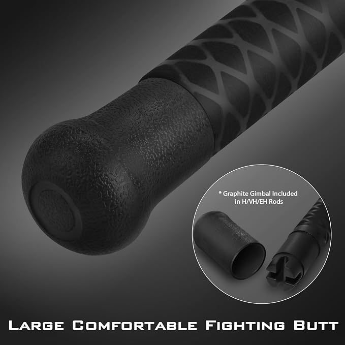 KastKing KONG Fishing Rod, Powerful, Lightweight S-Curve Graphite Rod Blanks, Nano Resin Technology, Stainless-Steel Double-Foot Guides w/Titanium Oxide Rings, Non-Slip Handles, Chartreuse Strike Tips
