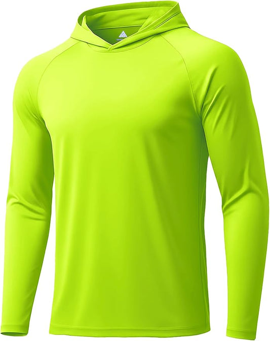 ZITY 3 Pack Men's Sun Protection Hoodie Shirt Fishing Shirts for Men UPF 50+ Long Sleeve Shirt Lightweight Rash Guard