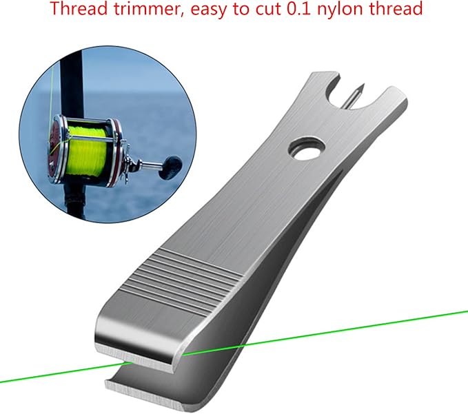 Fishing Line Cutter Wire Line Cut Scissors Fish Tackle Lure Hook Line Remover Pliers Stainless Scissors Fishing Mini Fishing Scissors Sea Wire Line Cutter Clip Stainless Steel Nipper Fishing