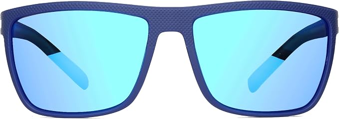 ZENOTTIC Polarized Sunglasses for Men Lightweight TR90 Frame UV400 Protection Square Sun Glasses