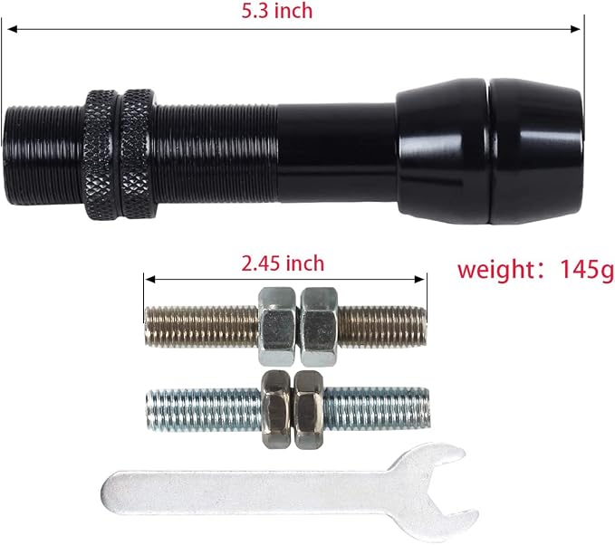 Bowfishing Reel Seat Mount - Archery Bow Fishing Reel Mount Heavy Duty Aluminum Spinning Reel Seat Set for Compound and Recurve Bow Hunting Fishing Rod (Black)