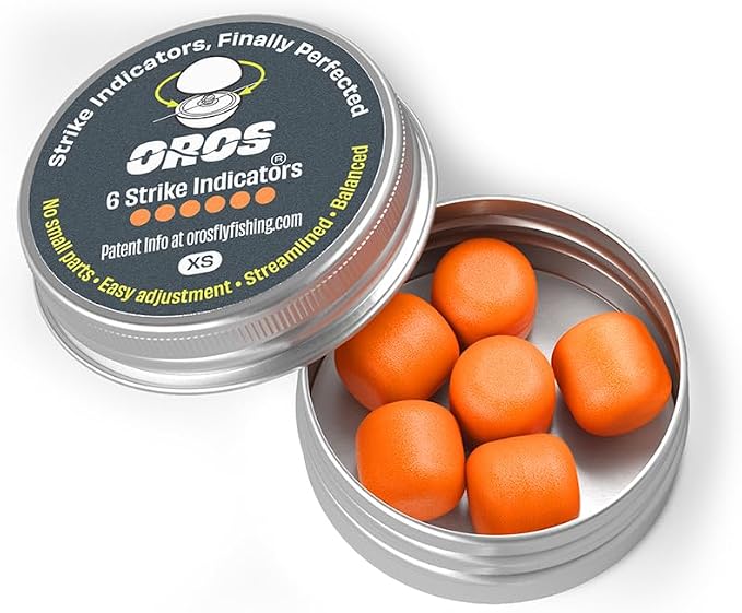 Oros Strike Indicators for Fly Fishing, Reusable Foam Nymph Indicators, High Visibility Trout Fishing Float, Assorted Sizes