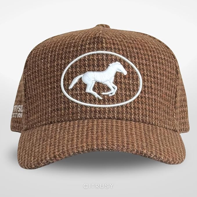Vintage Western Trucker Hat | Men & Women | Country Cute Caps for Cowgirls Cowboys | Camo Denim Embroidered Cotton | Snapback
