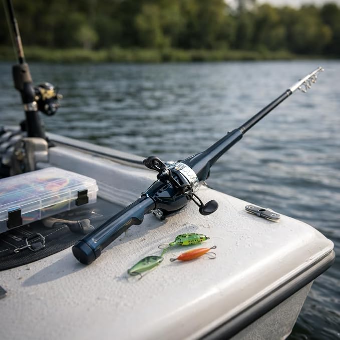 Telescopic Fishing Rod - Compact Foldable Design, Easy to Carry, Suitable for Travel Fishing