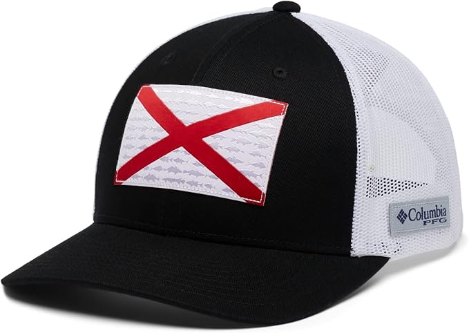 Columbia Unisex Adult PFG Logo Mesh Ball Cap