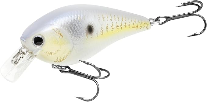 LUCKY CRAFT LC 1.5 Silent Squarebill Crankbait Fishing Lure, 2-3/8", Bass Fishing Lures for Freshwater, Hard Crankbait with Treble Fishing Hooks, Fishing Accessories