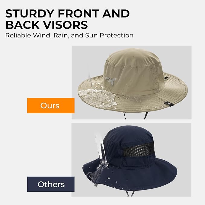 KastKing Sol Armis UPF 50 Boonie Hat - Sun Protection Hat, Fishing Hat, Beach & Hiking Hat, Paddling