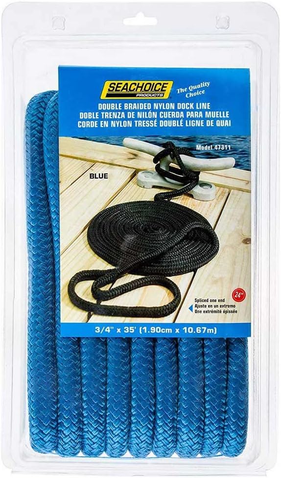 Seachoice Double-Braid Nylon Dock Line