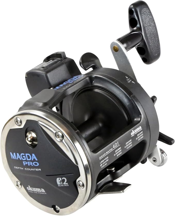 Okuma Magda Pro Line Counter Levelwind Trolling Reel