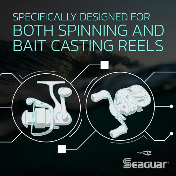 Seaguar Tatsu Fishing Line for Casting, & Live Bait, 100% Fluorocarbon, Clear, Multiple Sizes
