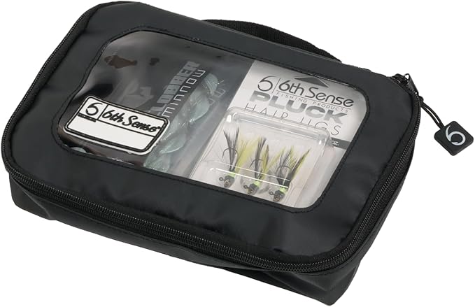 6th Sense – Bait View Fishing Tackle Bag, Clear View Soft Plastic Storage