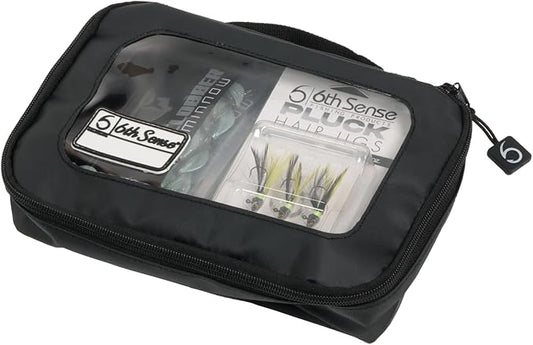 6th Sense – Bait View Fishing Tackle Bag, Clear View Soft Plastic Storage