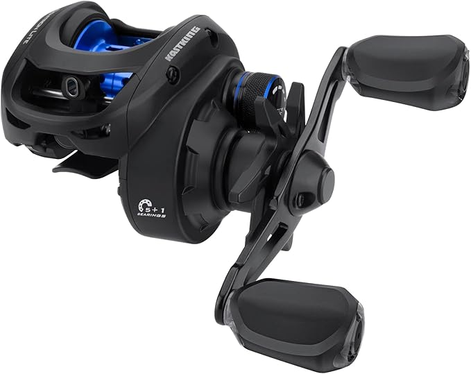 KastKing Centron Lite Baitcasting Fishing Reel – Lightweight, Glass Fiber Infused Nylon Frame – 7.6 OZ – 5 + 1 Anti-Reverse Ball Bearings, 7.1:1 High-Speed Gear Ratio Fishing Reel with Compact Design