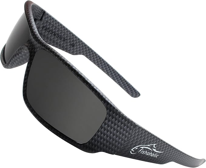 Fishoholic Polarized Fishing Sunglasses UV400 (14 Options) Fishing Gift with Hard Case & Pouch