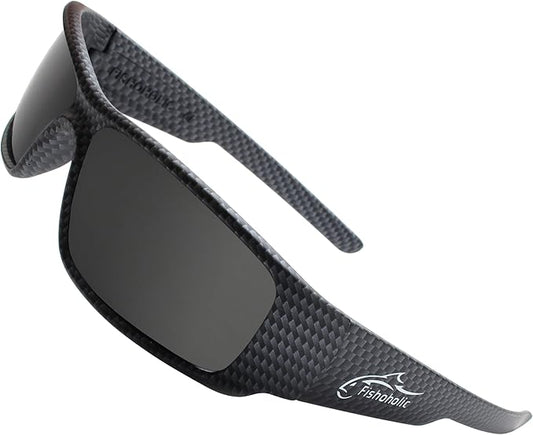 Fishoholic Polarized Fishing Sunglasses UV400 (14 Options) Fishing Gift with Hard Case & Pouch