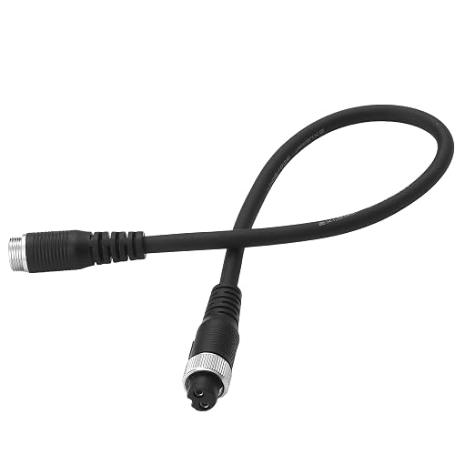 Battery Power Cable 1.5-6.5 FT (45-200 CM) Compatible for Daiwa Tanacom Seaborg Leobritz, Shimano Plays BeastMaster ForceMaster Electric Fishing Reels (1 Pc, 1.5 Feet (45 cm))