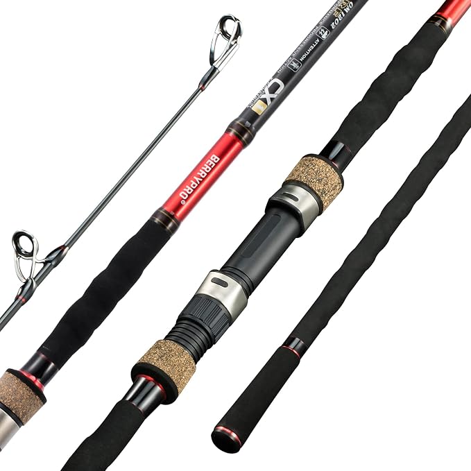BERRYPRO Surf Spinning Rod Full Carbon Surf Fishing Rod Meduim Action Surf Rod (9'/10'/10'6''/11'/12'/13'3'')