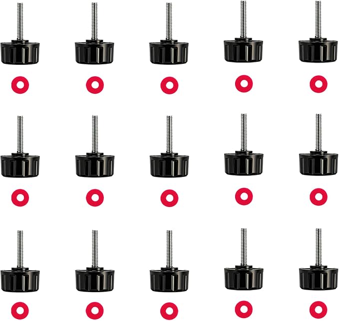 15 Pack Screws Nuts Caps for Fishing Spinning Reels Knob Power Handle Grip