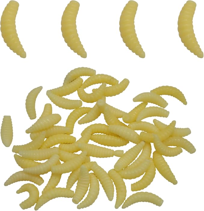 Silicone Soft Maggot Worms Baits