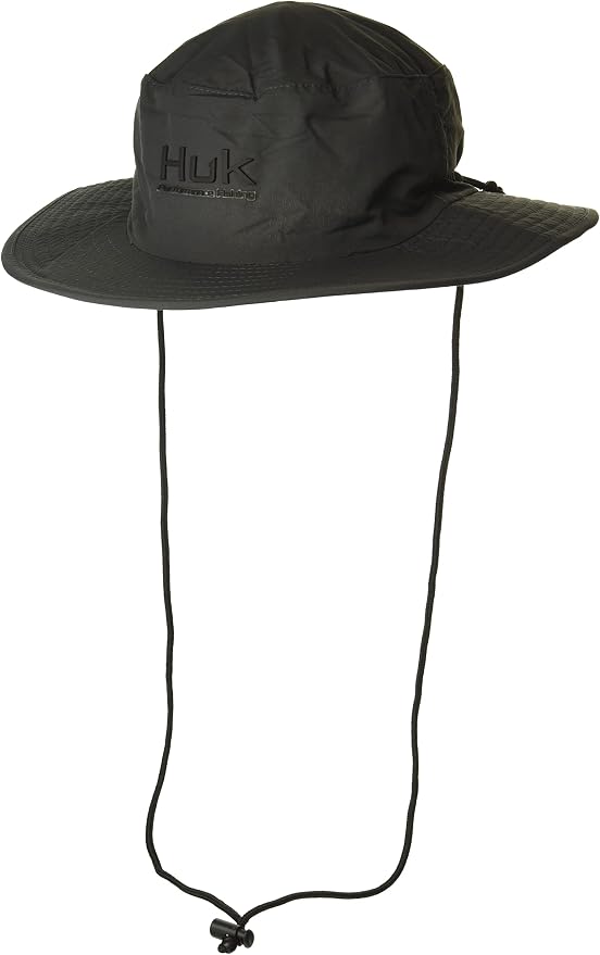 HUK Men's Boonie Hat, Wide Brim Fishing Hat for Men