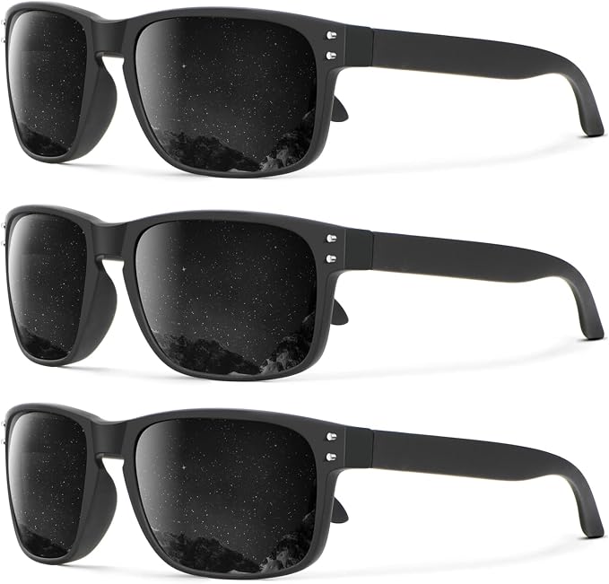 KALIYADI Polarized Sunglasses for Men and Women Vintage Style Sun Glasses for Fishing Running Driving with UV Protection