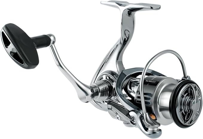 Ultralight Spinning Reel with Metal Body, 5.5:1 High Speed Gear Ratio, 15KG/33Lbs Max Drag Power, 7+1 BBS Ultra Smooth Freshwater Fishing Reels, Size 1000-5000S