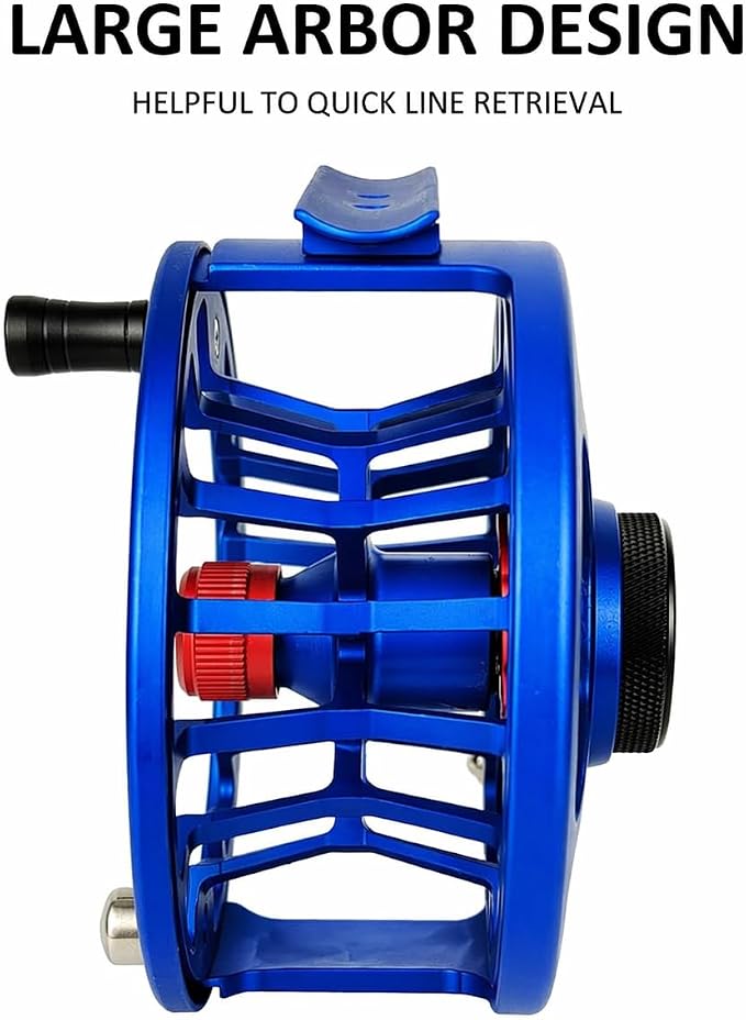 Aventik FLK Fly Fishing Reel Aluminum Trout 3/5, 5/7, 7/9wt Large Arbor Freshwater Fly Reel