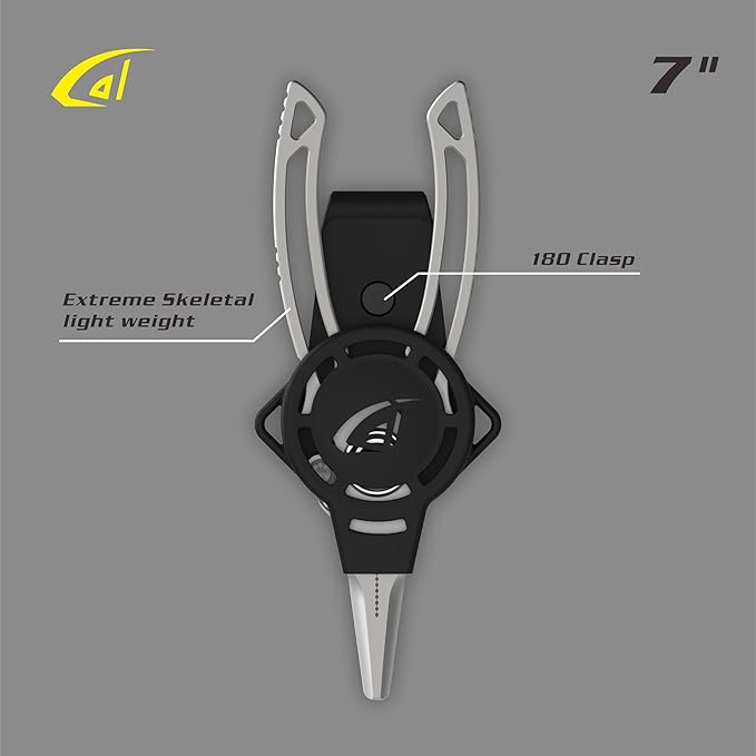 danco Titanium Dual Cutter 7" Fishing Plier, Fishing Line and Wire Cutter, Saltwater Safe, Fresh/Saltwater Fishing, Sheath and Lanyard Included