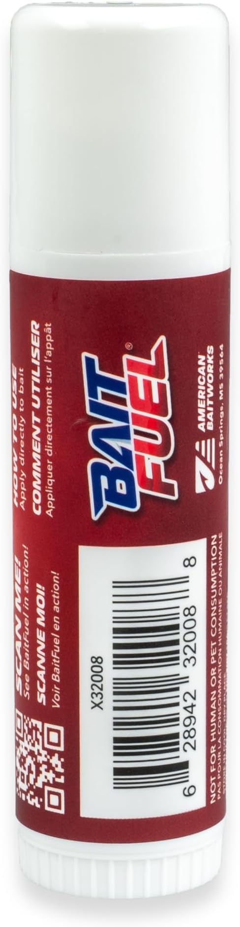 BAITFUEL X55 Freshwater Formula Hardbait Stick for Fishing: The Supercharged Fish Scent Technology with Powerful Attractants and Taste Enhancers That Fish Bite | Single