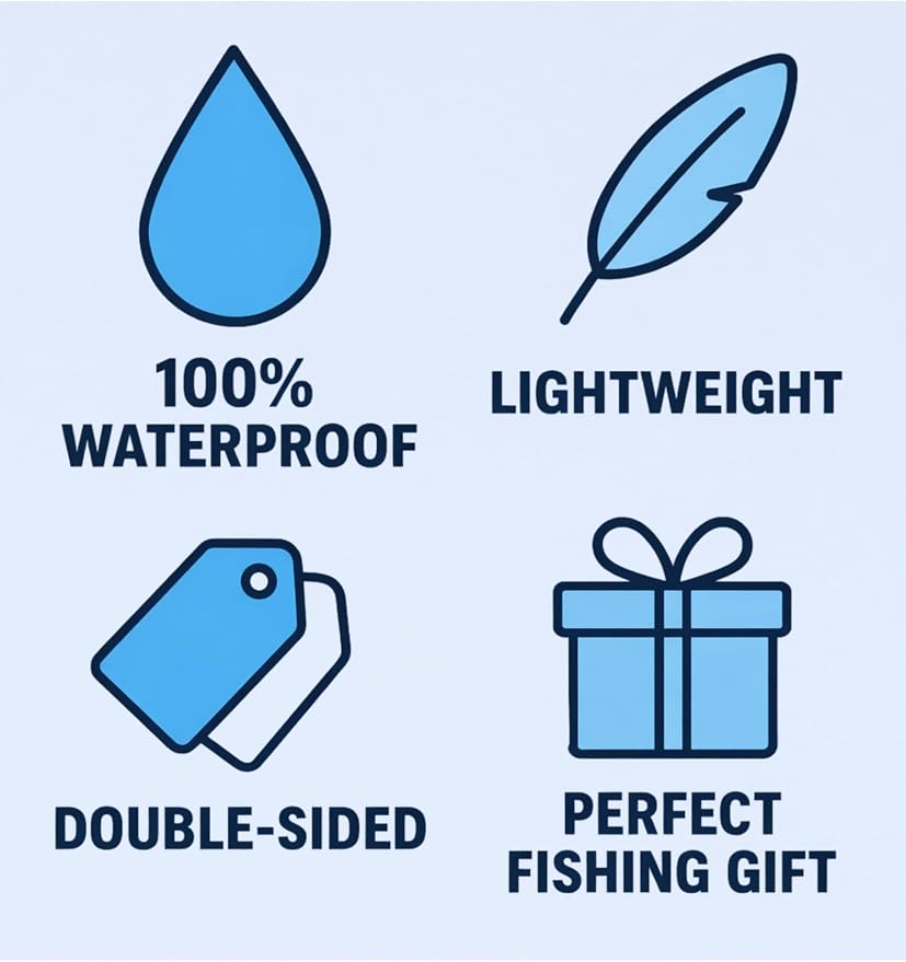 Fishing Knot Tying Chart Set #1-3 - Waterproof Guide to 54 Essential Fishing Knots - Double-Sided & Easy to Read - Great Gift for Beginners | Fishermen's Knots