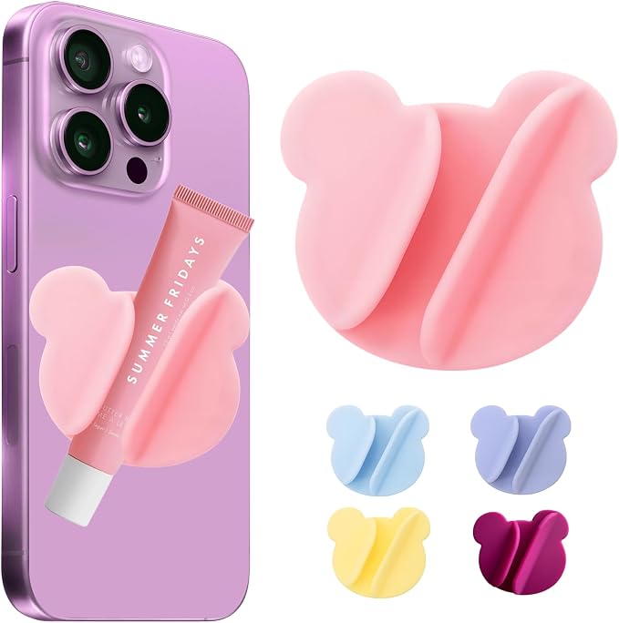Lip Gloss Phone Case for Lipstick Lip Balm Compatible with All Phone Models Pink