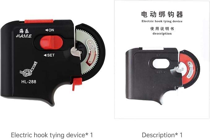 Automatic Fishing Hook Tier Machine, Electric Device Fast Tying Tyer, Fishing Hook Line Tyer Machine Tying Device, Bundle Tie Knot Tools