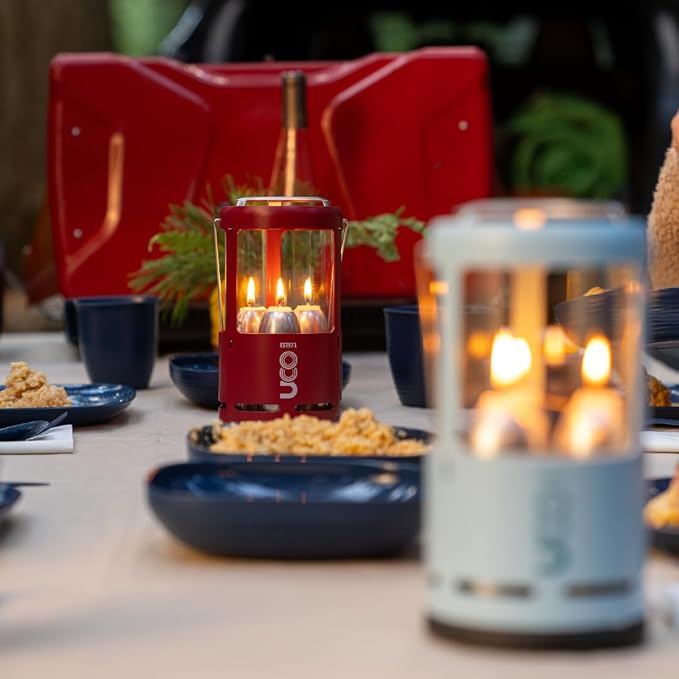 UCO Candlelier Candle Lantern, Candle Lanterns for Real Candles, Perfect Outdoor Gear for Camping or for Power Outages, Includes 3 Long Burning Candles