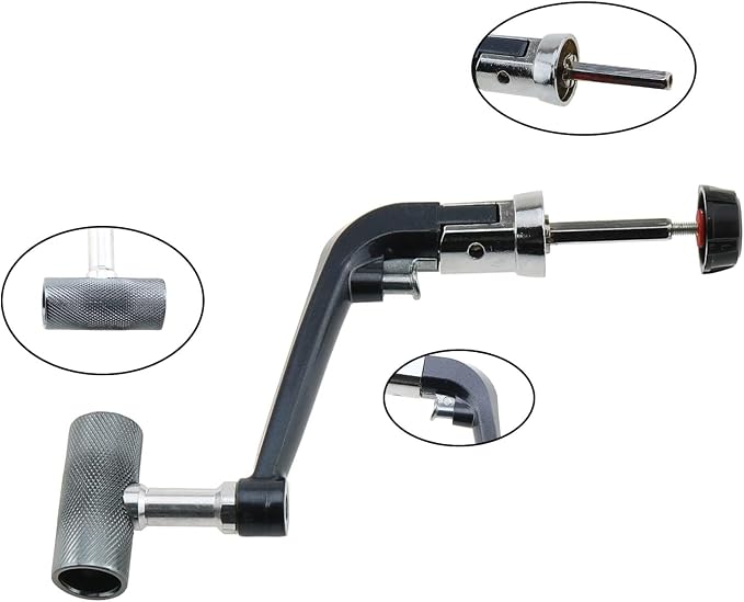 Fishing Reel Rotary Knob Power Handle 5000-7000 Series for Spinning Reel Grip Parts, Metal Handle