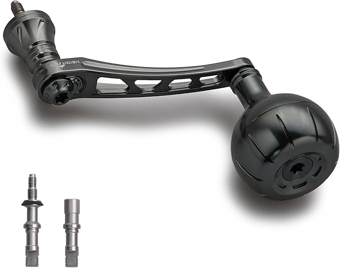 HEIGHTEN 65-70mm Spinning Reel Handle with 38mm Knob for Shimano Stradic FL FM Stella Vanford Vanquish Nasci Twinpower Daiwa Fuego BG MQ Ballistic Certate Luvias Tatula