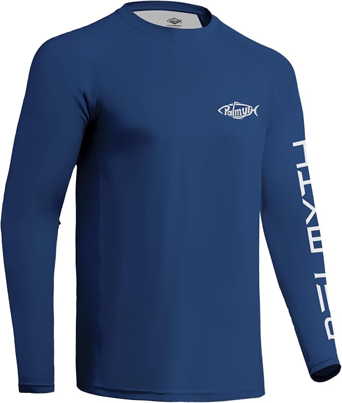 Palmyth Fishing Shirts for Men Long Sleeve UPF 50+ T Shirt Sun Protection Tee
