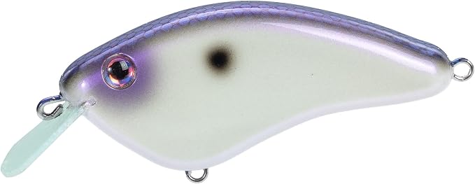 Strike King Hardliner Fishing Lure, Flat Sided Crankbait, Circuit Board Lip, Extra Tight Wobble, Size 4 Treble Hooks