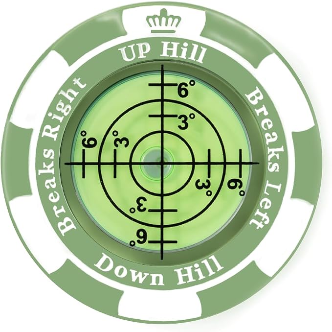 SlopeMaster ProGreen Reader - Golf Ball Marker with High Precision Green Reading Aid Golf Accessories for Men Women