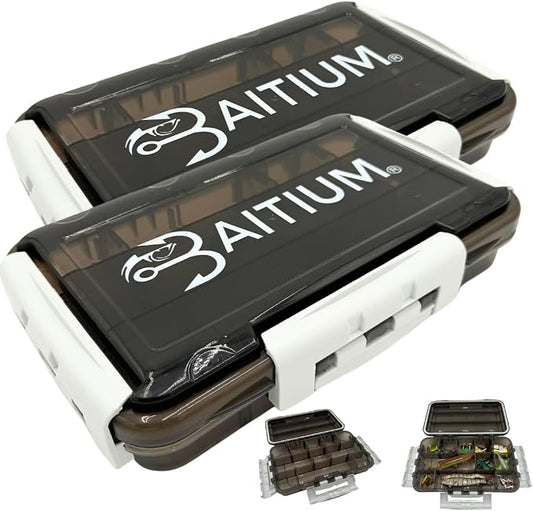 Baitium XTRAseal Waterproof Fishing Tackle Box Organizer, Tackle Boxes With Dividers, Tacklebox for Fishing, 3600 3700 Tackle Tray, Fishing Gear