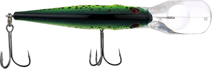 Berkley Flicker Shad Fishing Lure, Flashy Chartreuse, 3/16 oz, 2in | 5cm Crankbaits, Size, Profile and Dive Depth Imitates Real Shad, Equipped with Fusion19 Hook