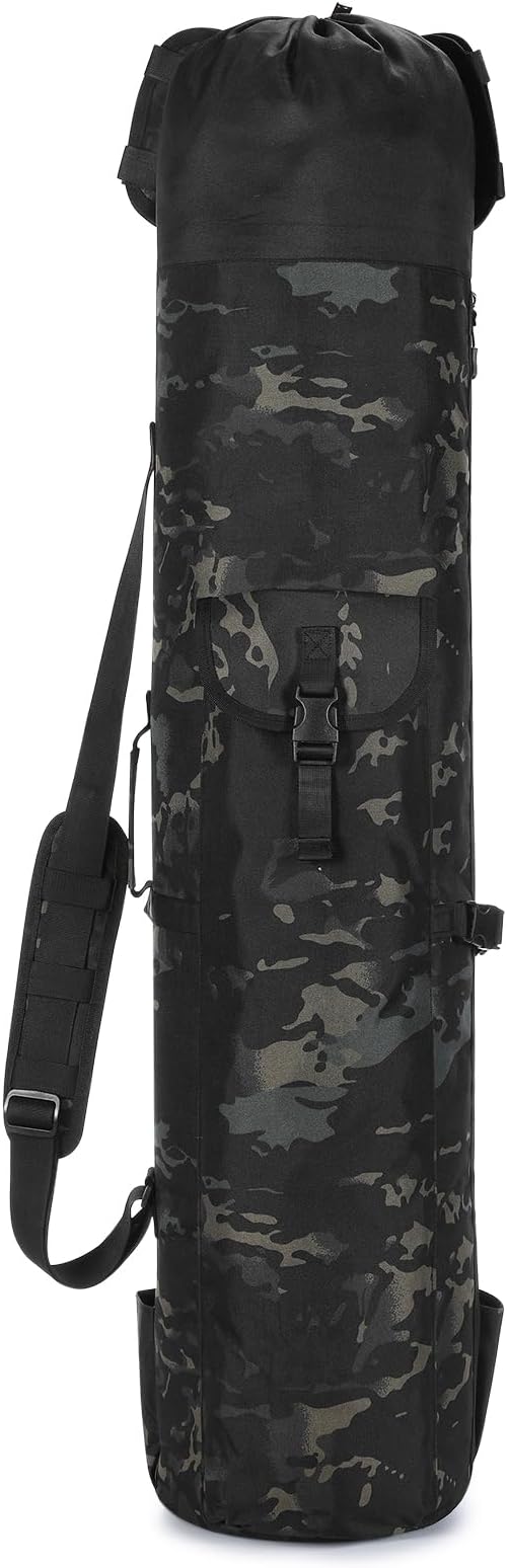 Fishing Rod Bag Fishing Rod Case, Durable Folding 900D Oxford Fabric Portable Large Capacity Waterproof, Fishing Gifts for Men Boys