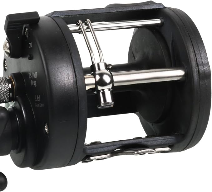 Sougayilang Conventional Reel – 27LB Max Drag,Saltwater Inshore Surf Trolling Reel for Catfish, Musky, Bass, Salmon/Steelhead, Striper – Heavy Duty Round Baitcasting Fishing Reel