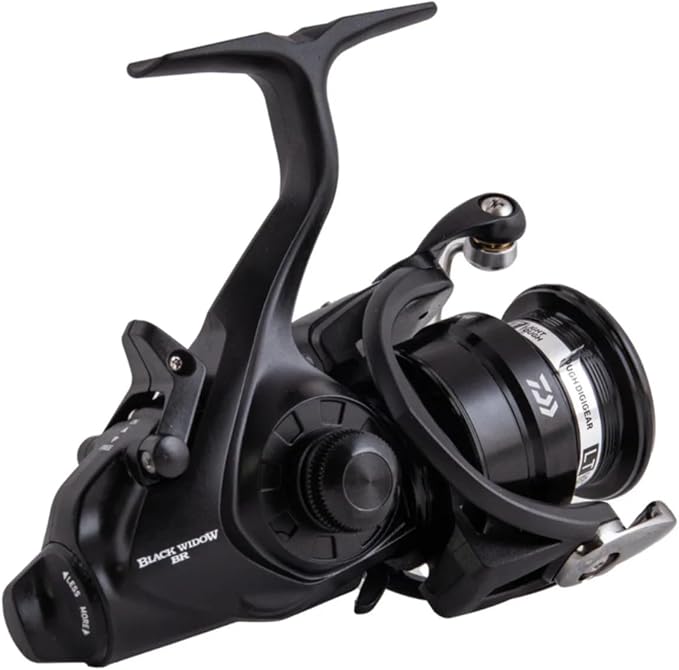 Daiwa Black Widow BR LT, Bite N 'Run Freespool Fishing Reel, Front Drag